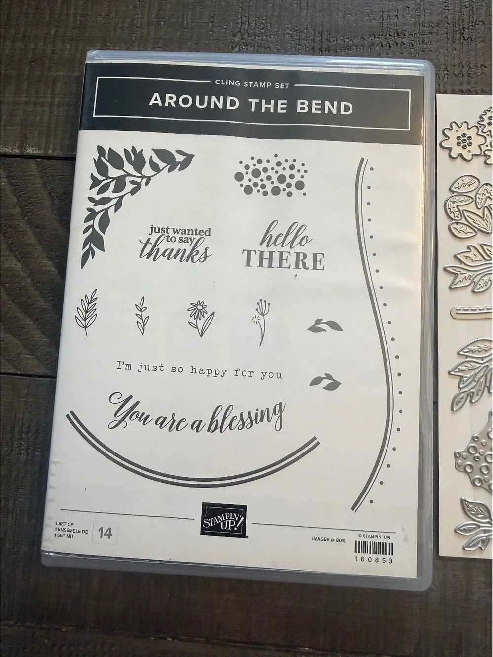 Stampin’ Up Around The Bend stamp set and Around The Bend Dies die cut set